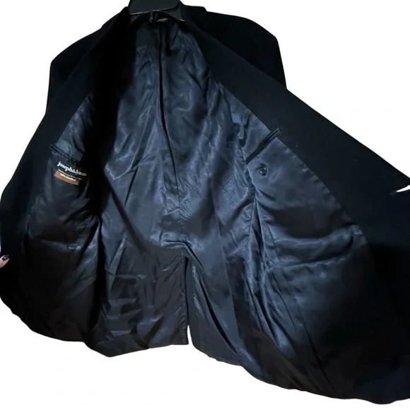 Joseph & Lyman Vtg Camelhair Blazer Union Made in USA Black Mens Classic Read - Picture 10 of 10